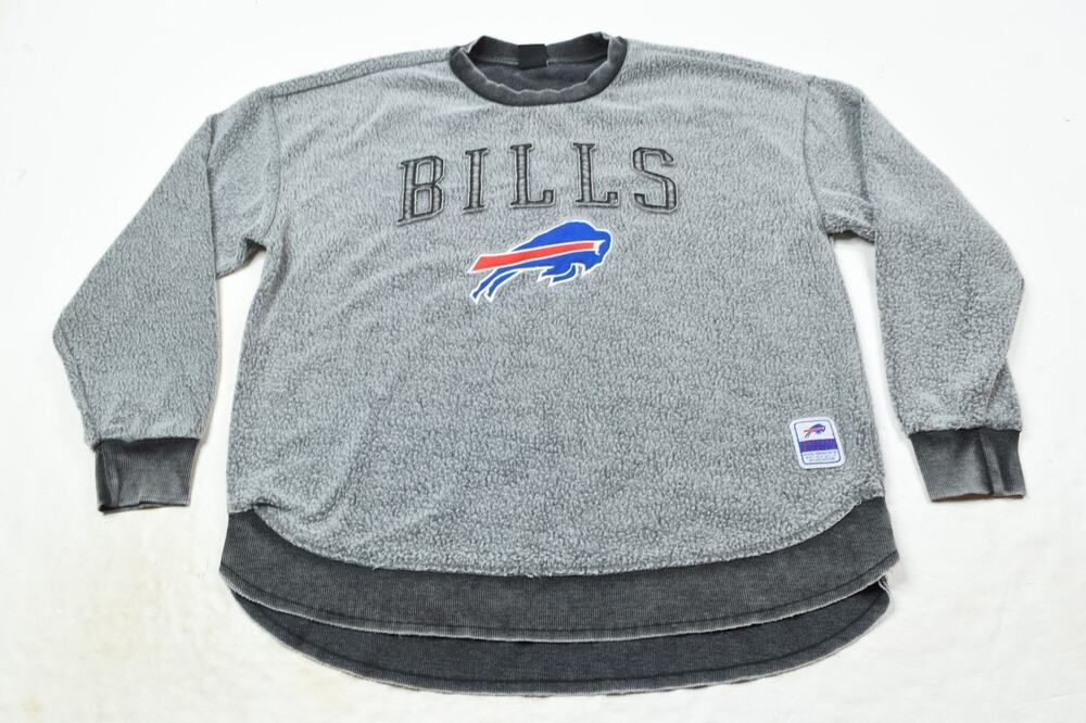 Buffalo Bills Ultra Game Fleece Sweatshirt Womens Large Long Sleeve Pullover